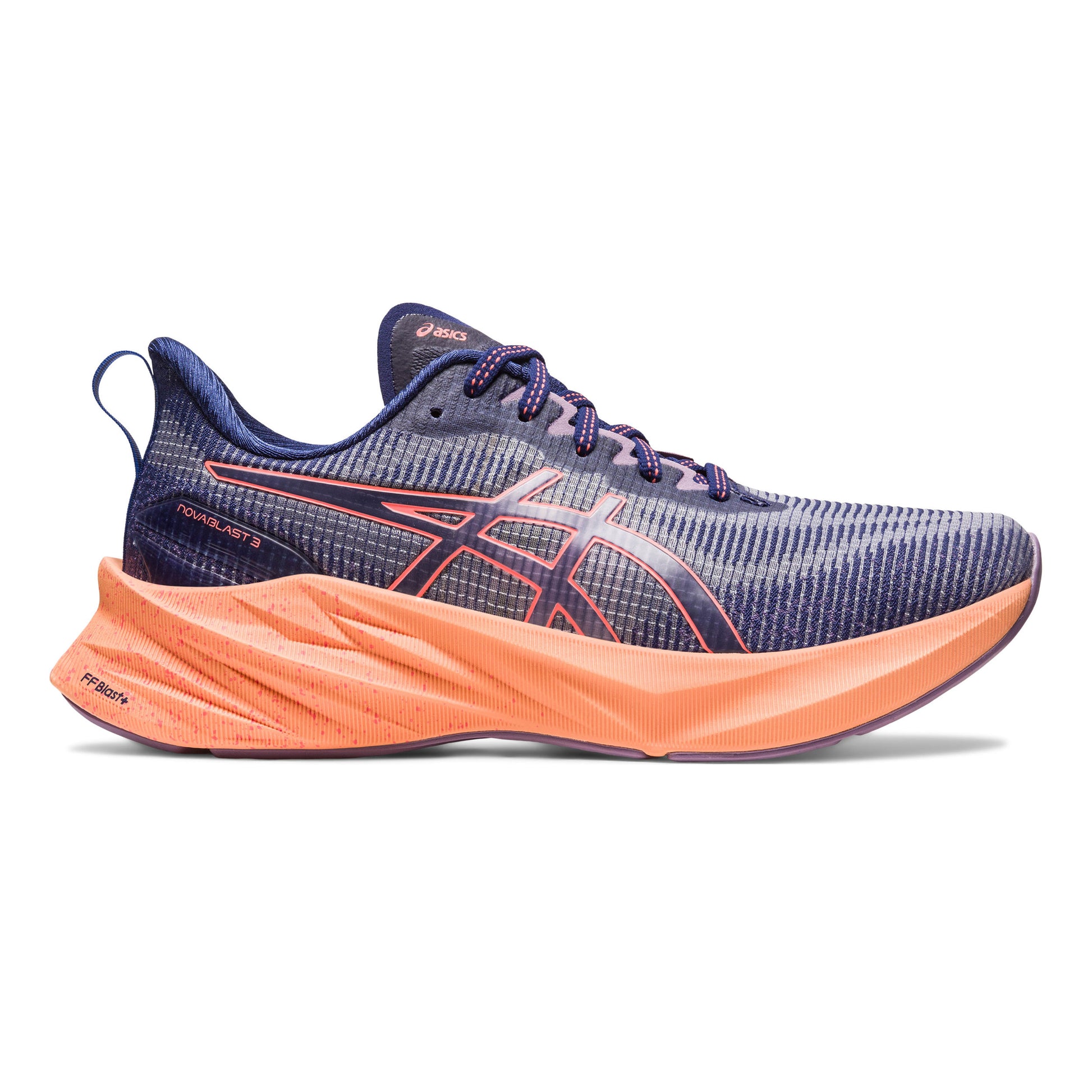 ASICS Novablast 3 LE Neutrale schoen Dames - blauw, oranje