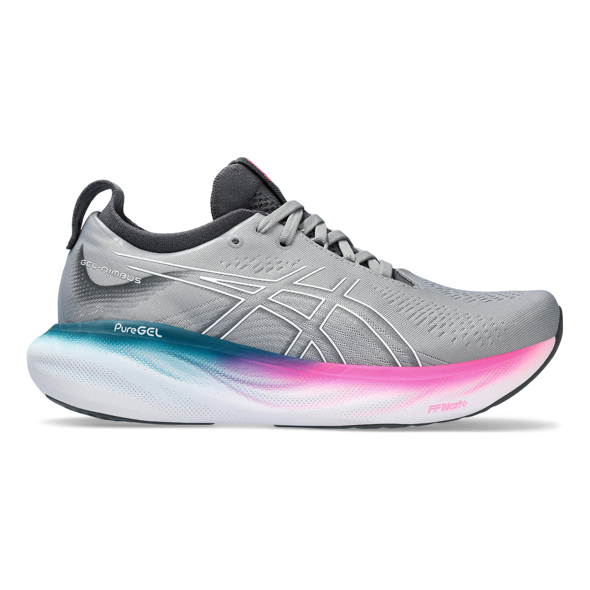 ASICS Gel-Nimbus 25 Neutrale schoen Dames - grijs, pink