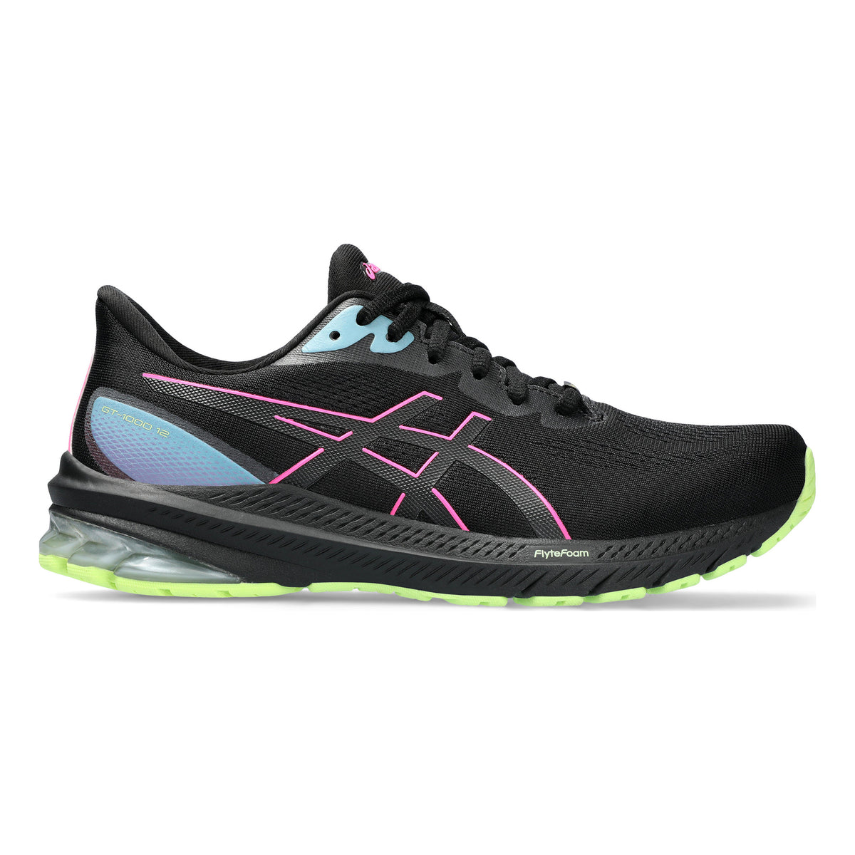ASICS GT-1000 12 GTX Stabiliteitsschoen Dames - zwart, pink