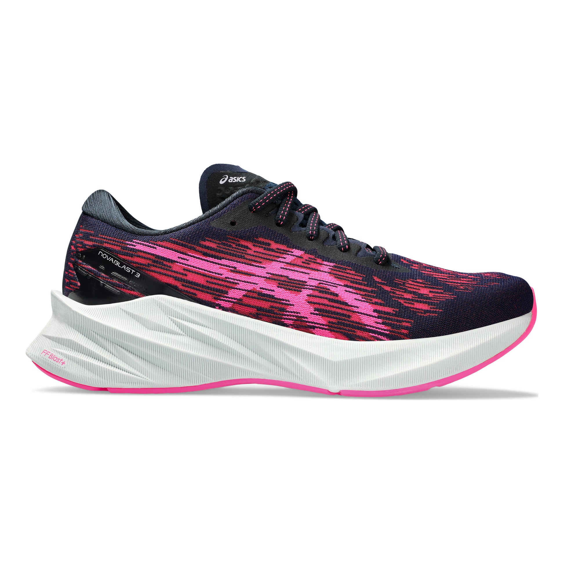 ASICS Novablast 3 Neutrale schoen Dames - donkerblauw, pink