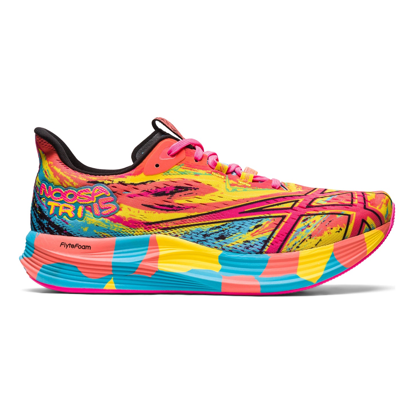 ASICS Noosa Tri 15 Wedstrijdschoen Heren - pink, geel