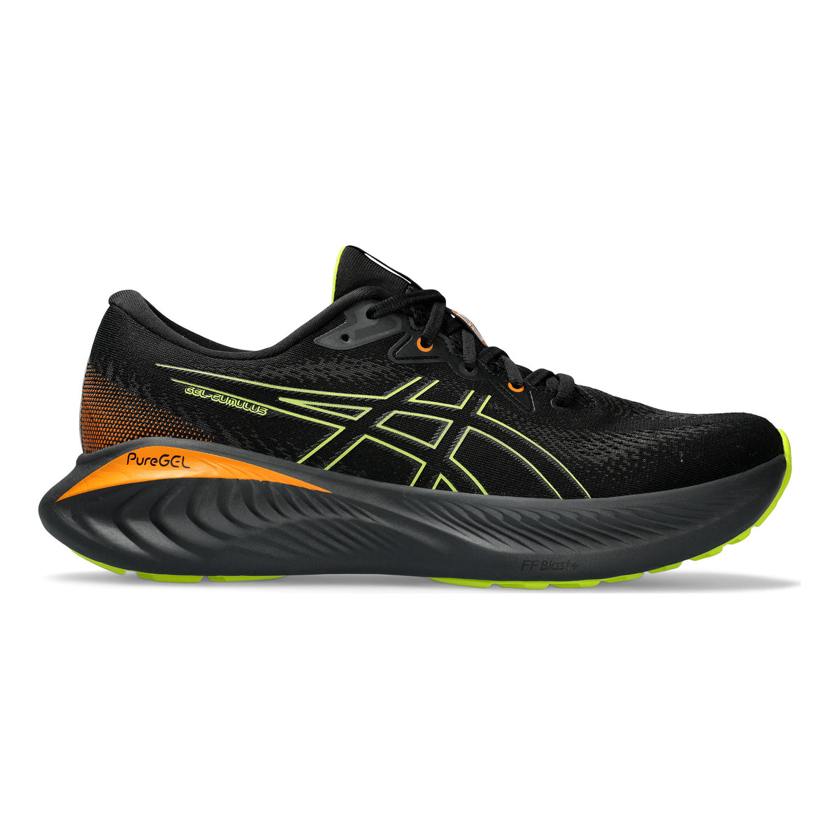ASICS Gel-Cumulus 25 GTX Neutrale schoen Heren - zwart, limoen
