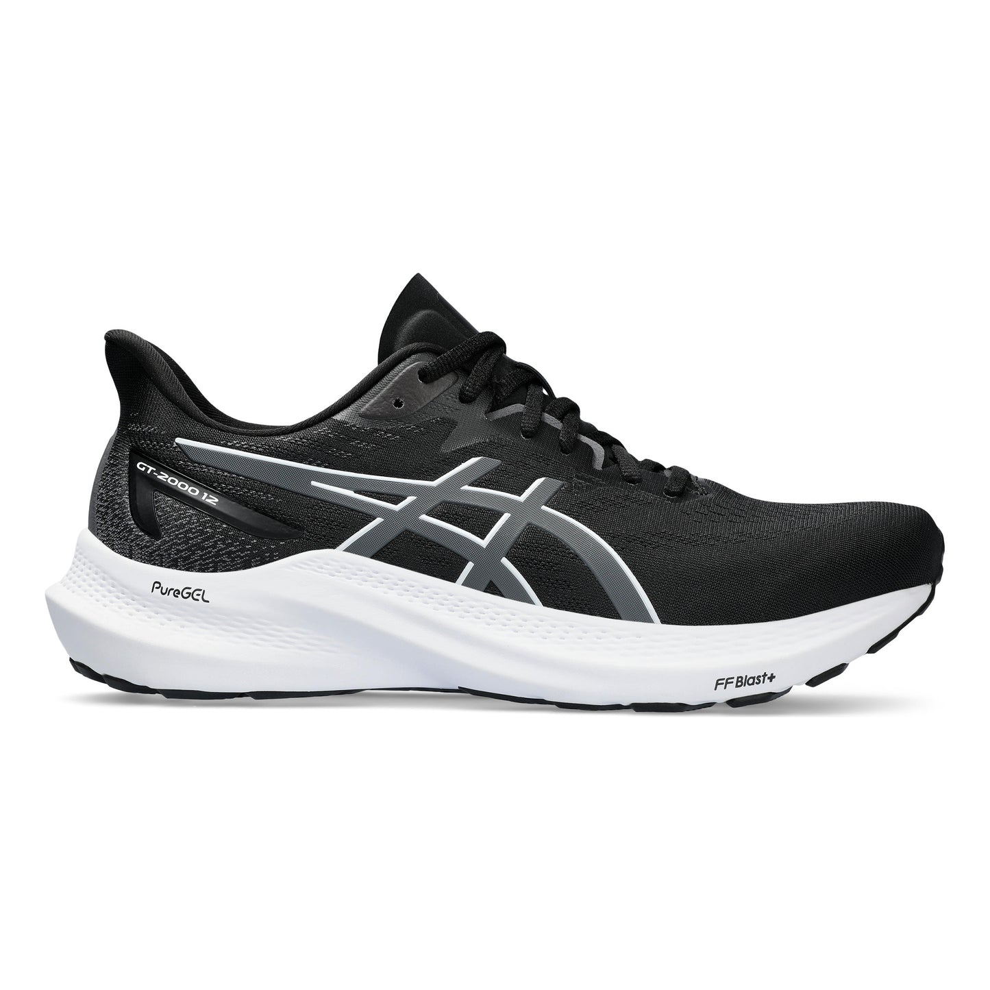 ASICS GT-2000 12 Stabiliteitsschoen Heren - zwart, grijs