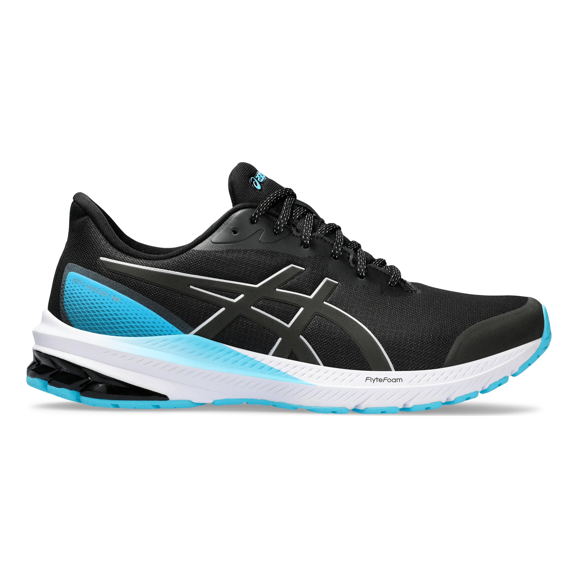 ASICS GT-1000 12 Lite-Show Stabiliteitsschoen Heren - zwart, lichtblauw