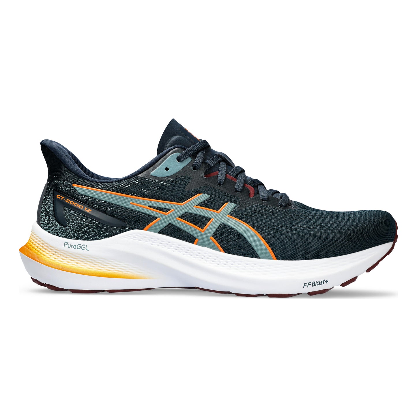 ASICS GT-2000 12 Stabiliteitsschoen Heren - petrolblauw, oranje