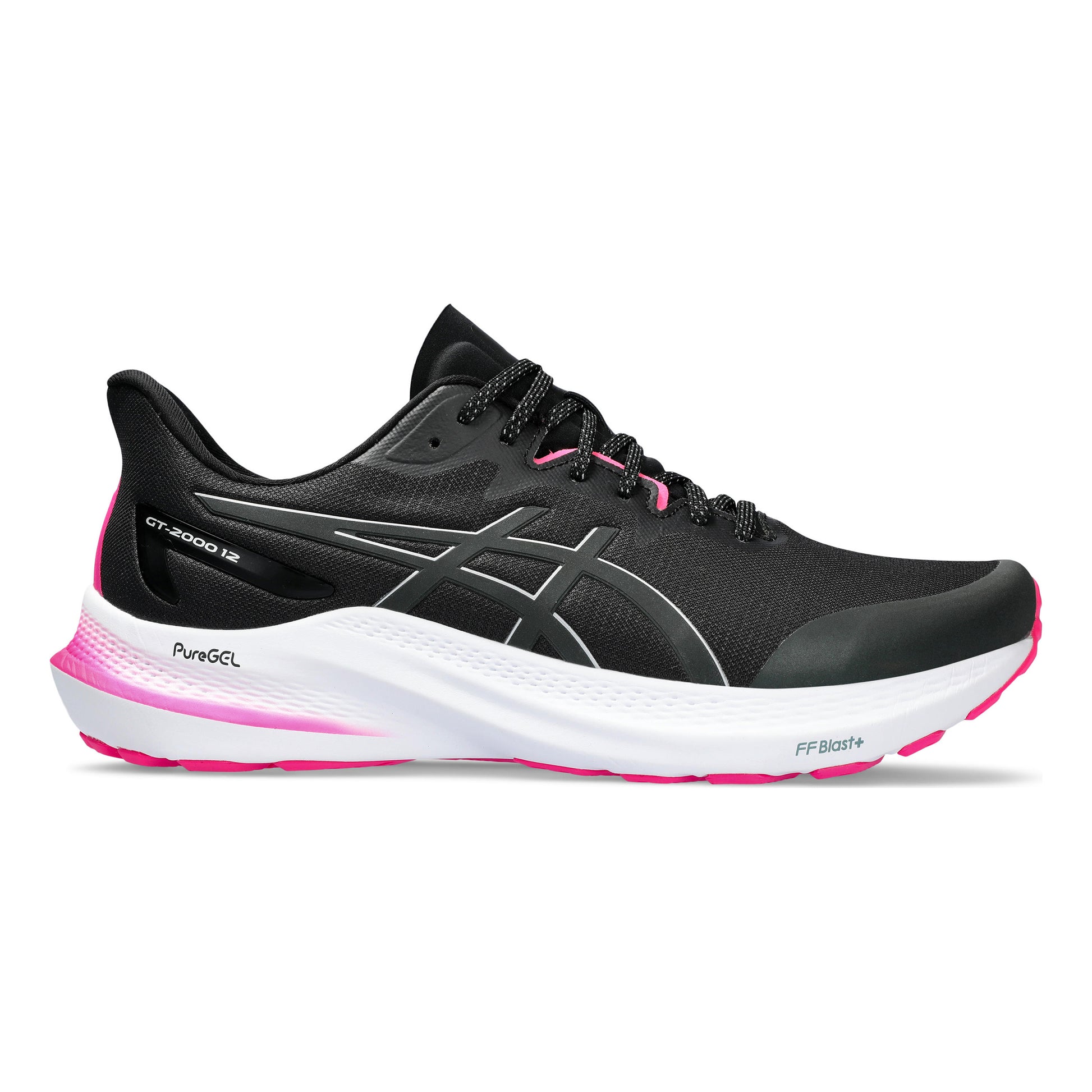 ASICS GT-2000 12 Lite-Show Stabiliteitsschoen Heren - zwart, pink
