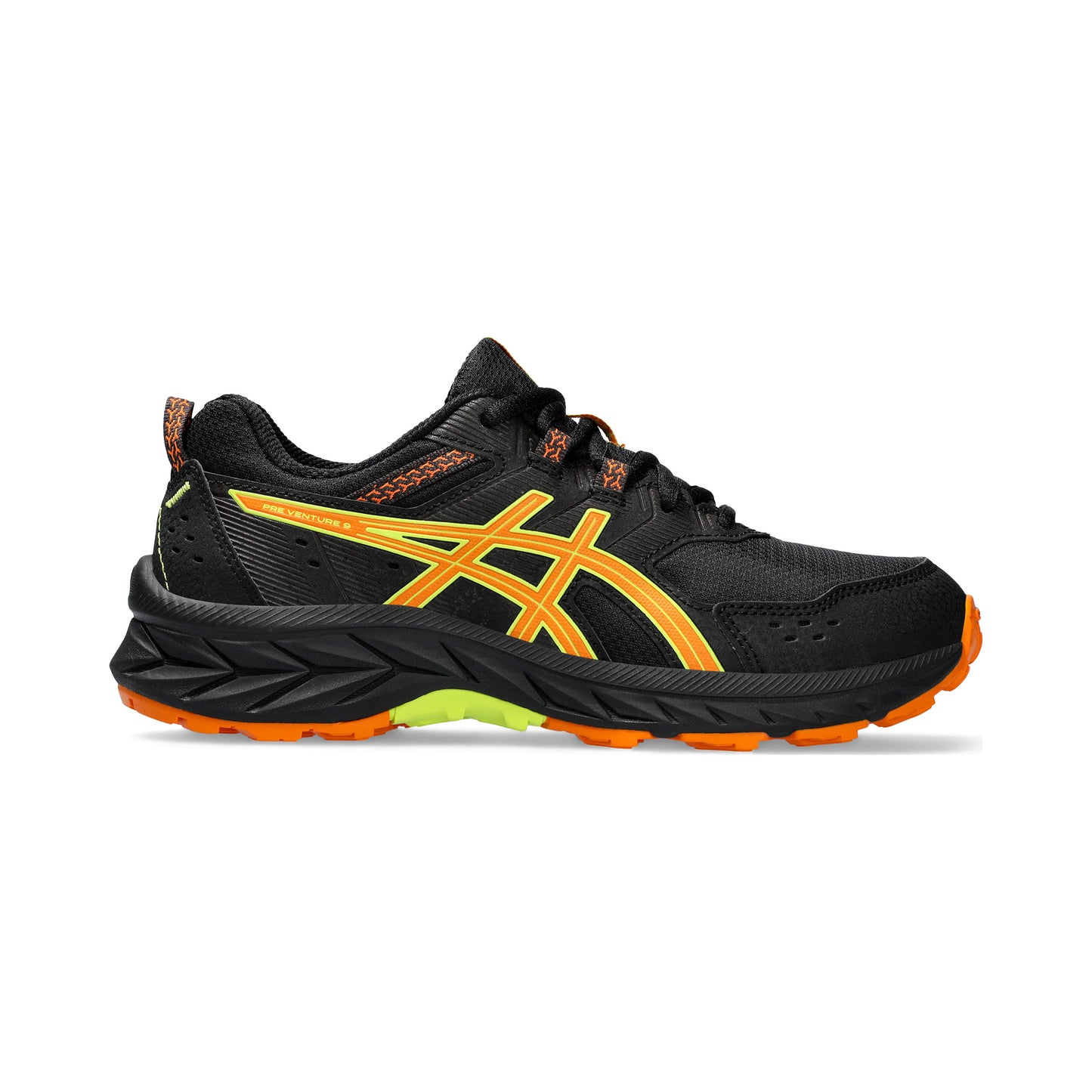ASICS Pre-Venture 9 GS Trailschoen Kinderen - zwart, oranje