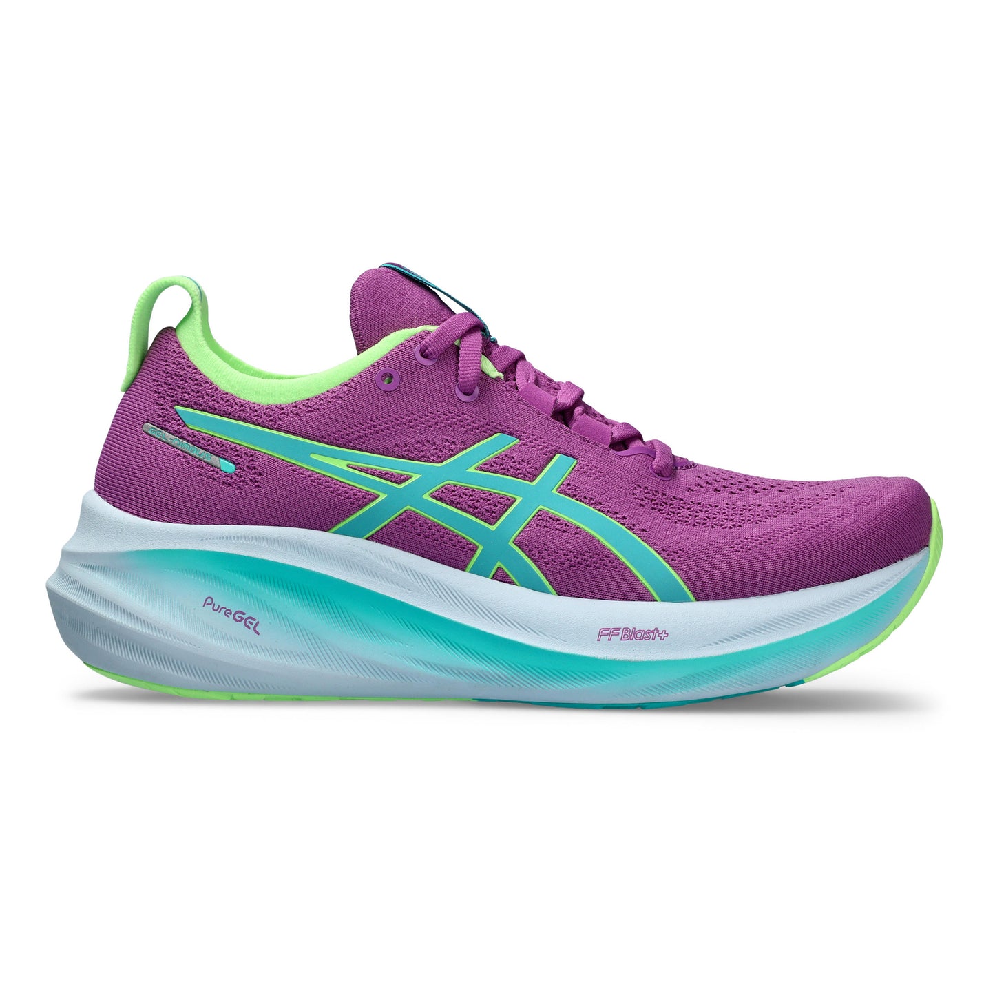 ASICS Gel-Nimbus 26 Lite-Show Neutrale schoen Dames - neongroen, veelkleurig