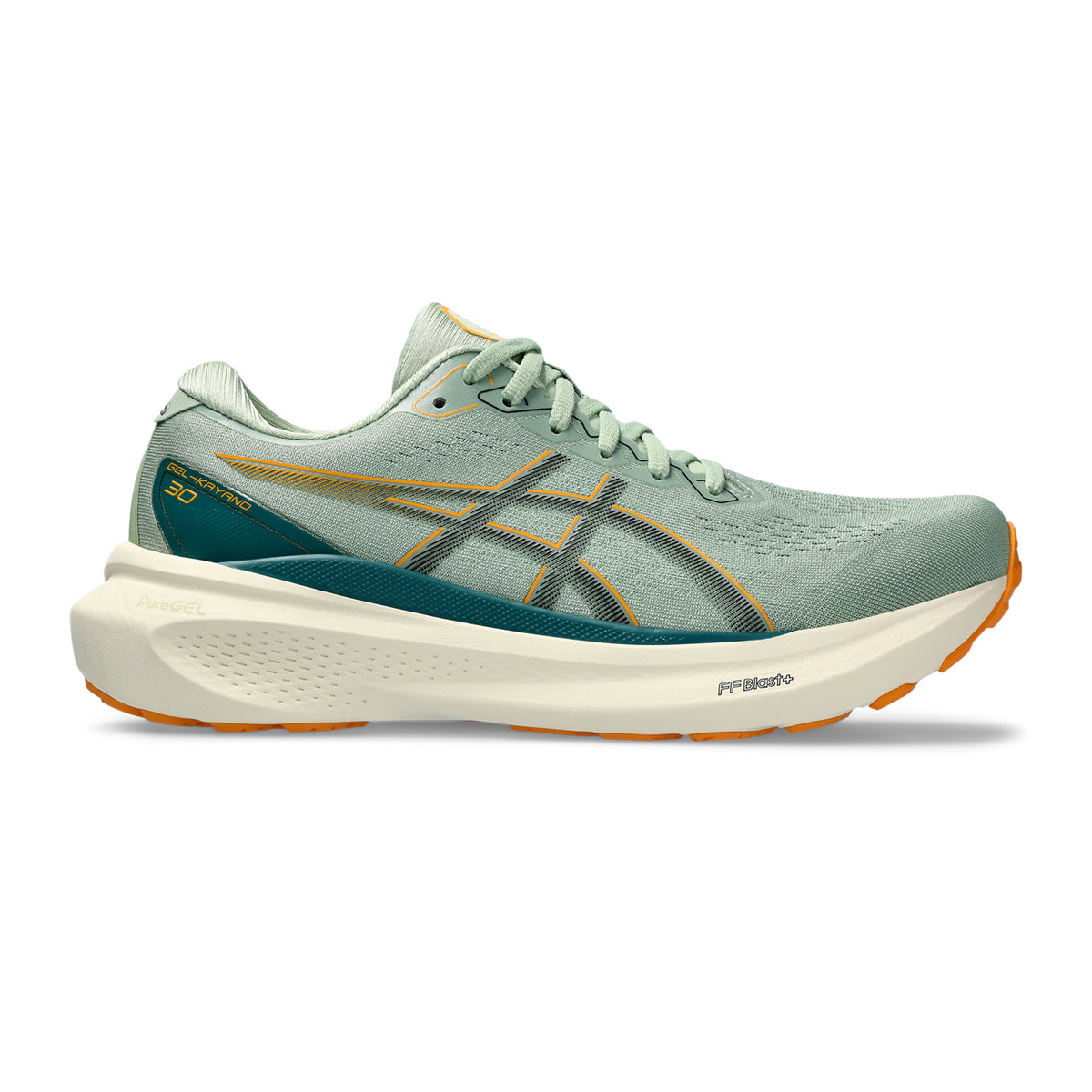 ASICS Gel-Kayano 30 Stabiliteitsschoen Heren - salie, petrolblauw
