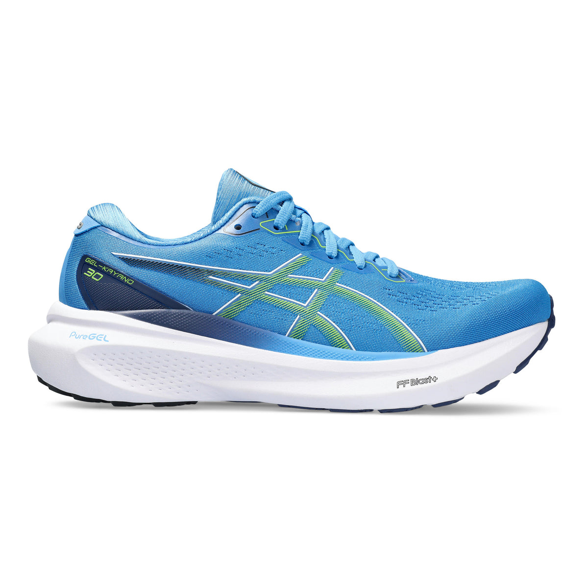 ASICS Gel-Kayano 30 Stabiliteitsschoen Heren - turkoois, neongroen