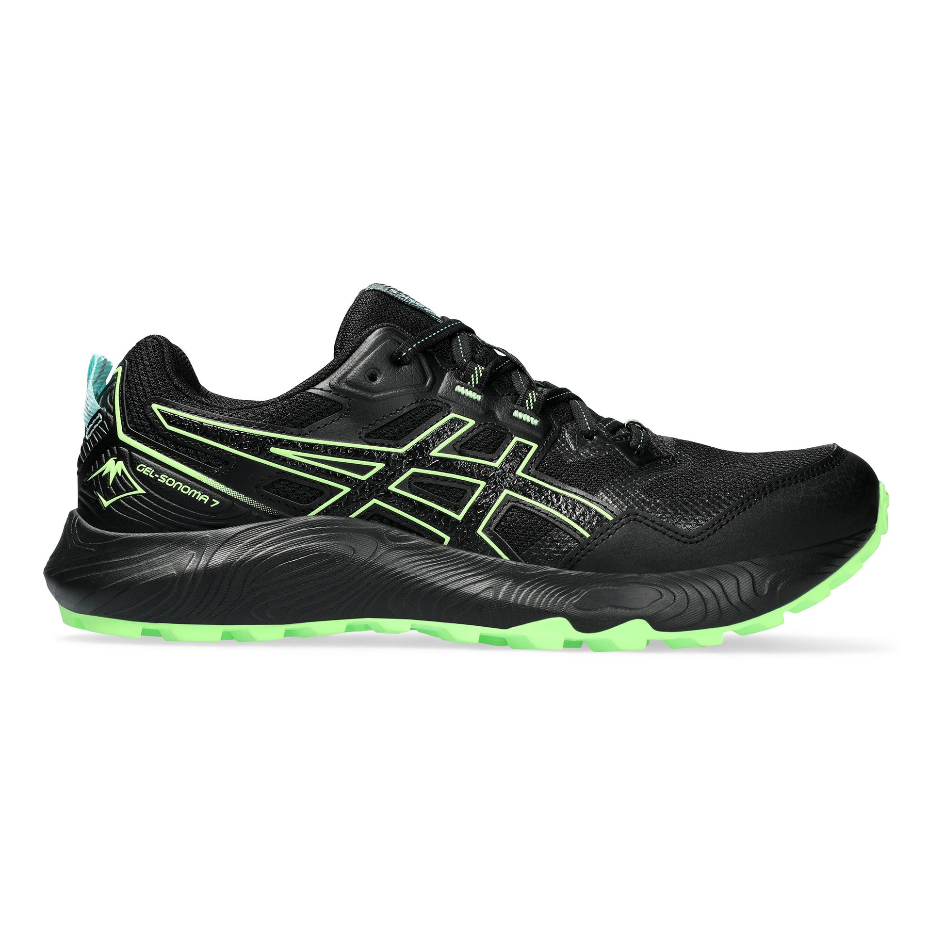 ASICS Gel-Sonoma 7 Trailschoen Heren - zwart, neongroen