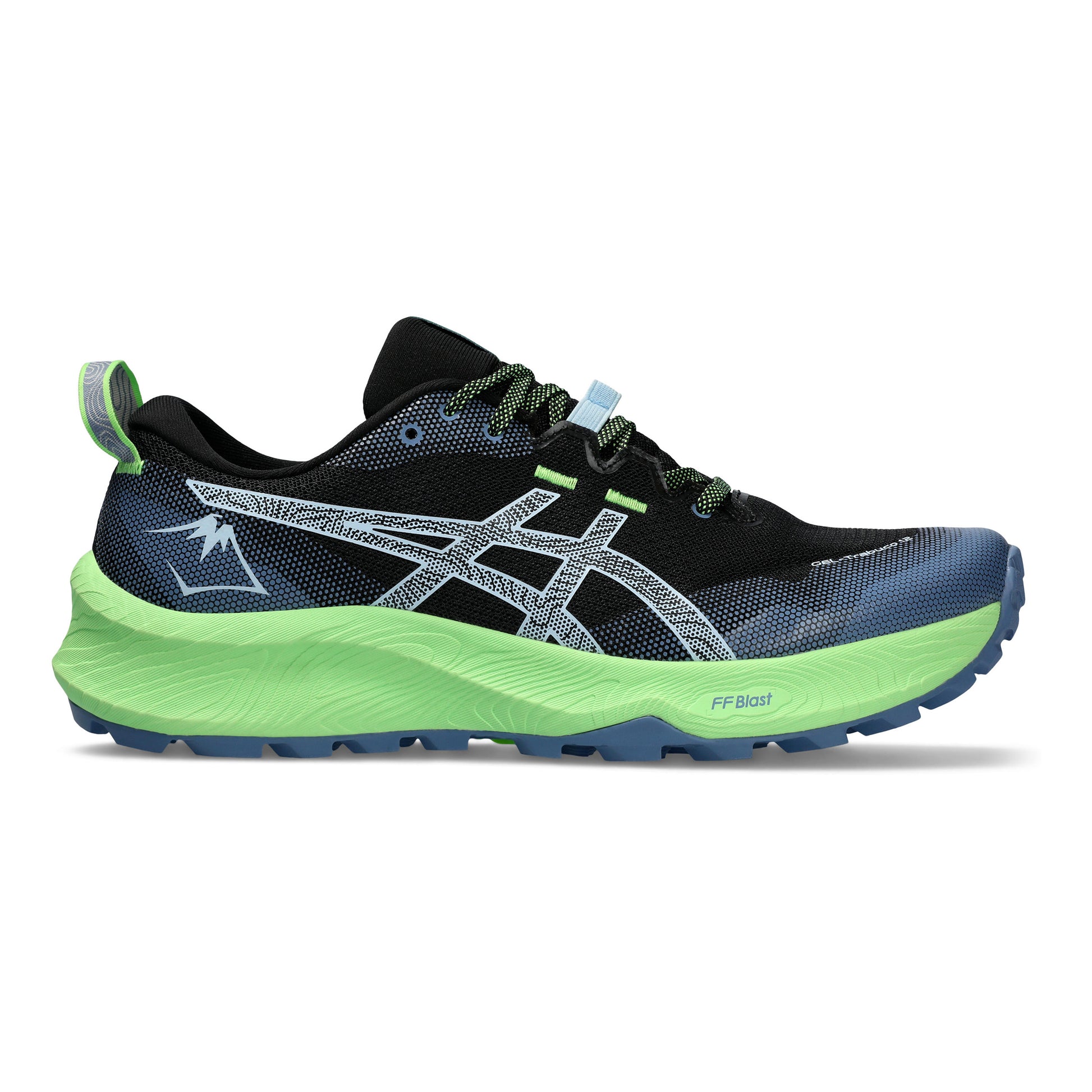 ASICS Gel-Trabuco 12 Trailschoen Heren - blauw, neongroen
