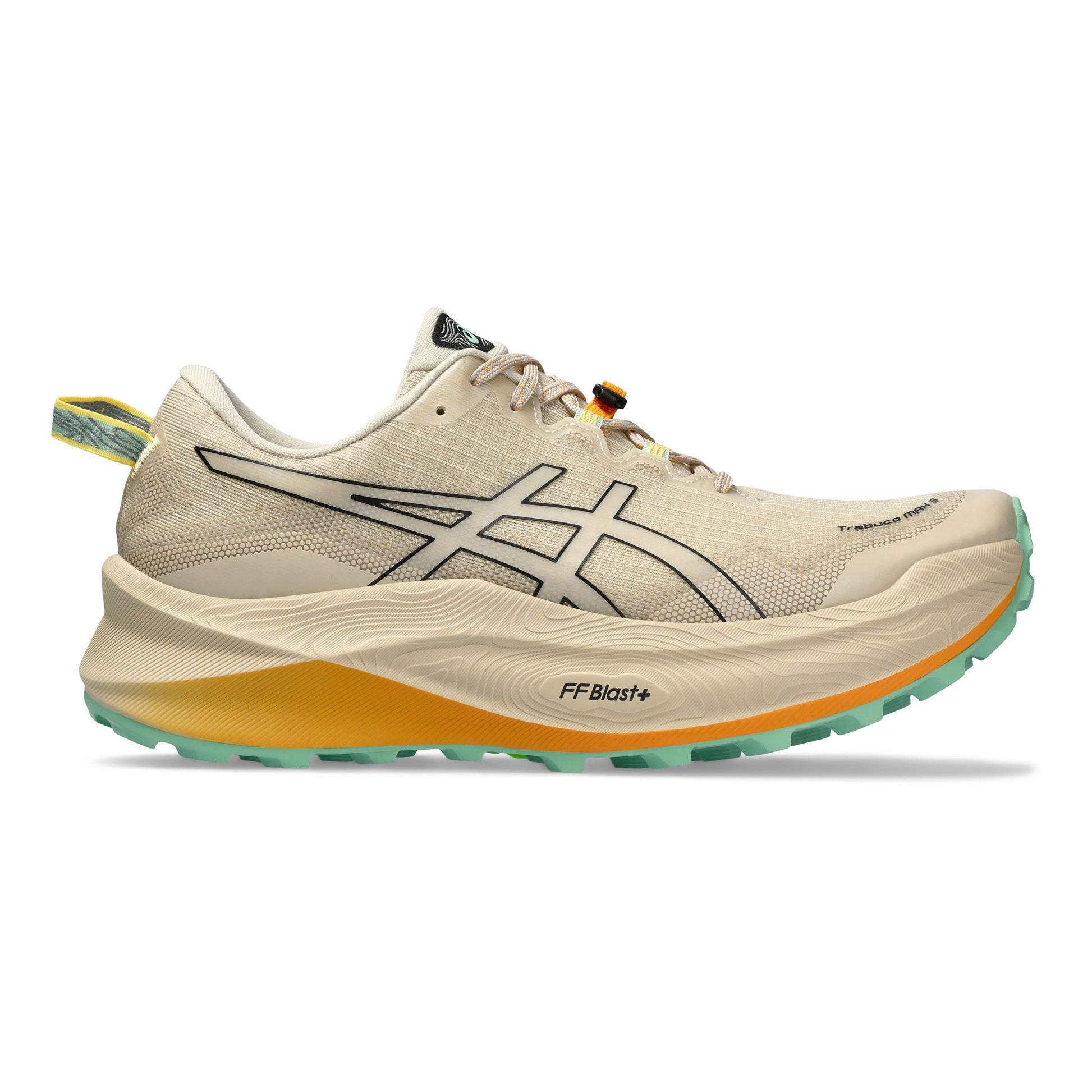 ASICS Trabuco Max 3 Trailschoen Heren - grijs, oranje
