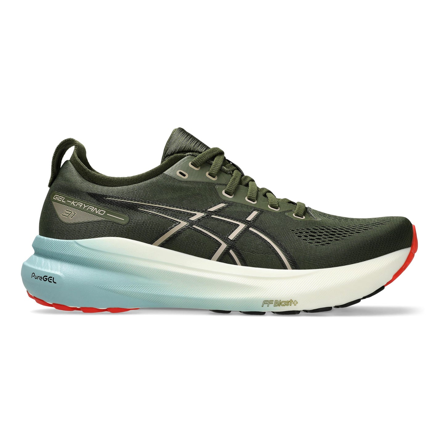 ASICS Gel-Kayano 31 Stabiliteitsschoen Heren - donkergroen, zwart