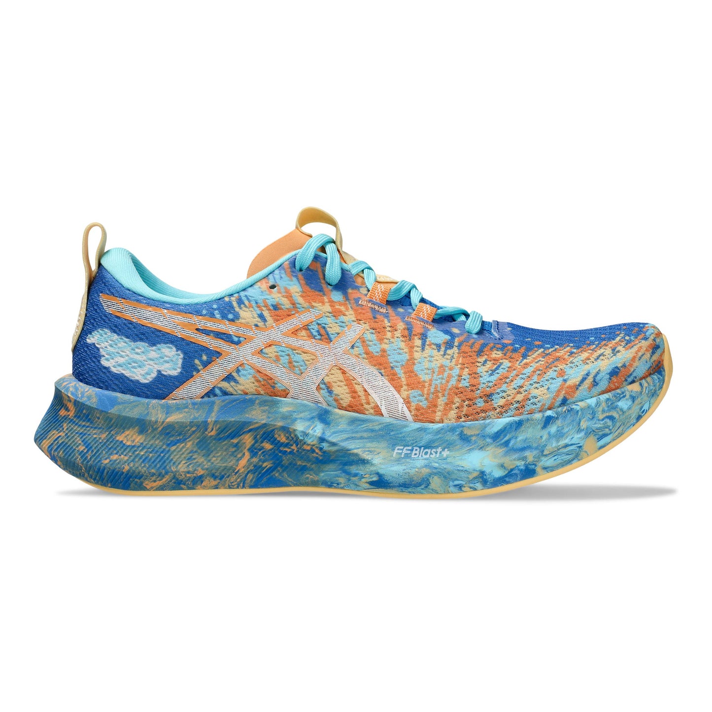 ASICS Noosa Tri 16 Wedstrijdschoen Dames-blauw, oranje
