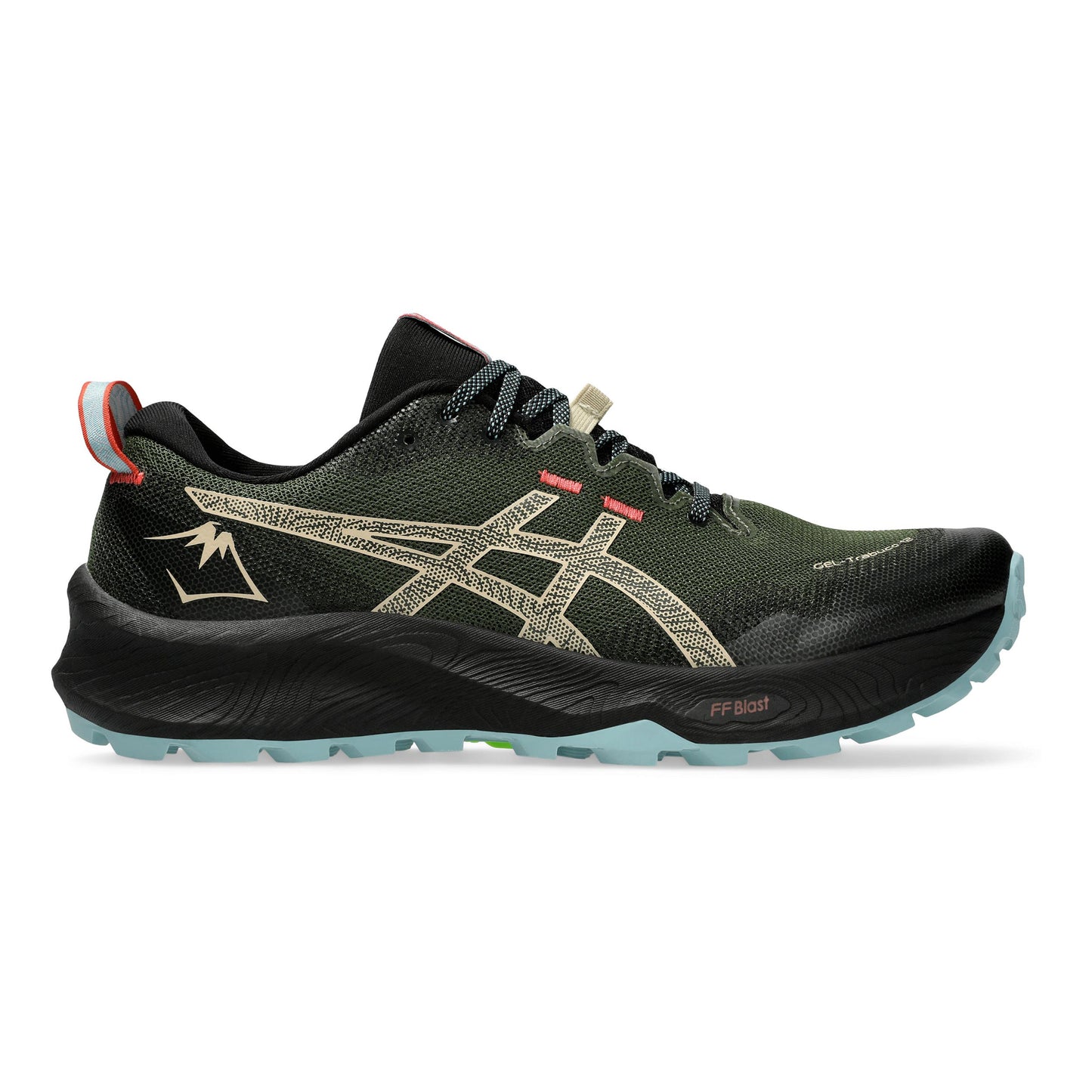 ASICS Gel-Trabuco 12 Trailschoen Heren - donkergroen, grijs