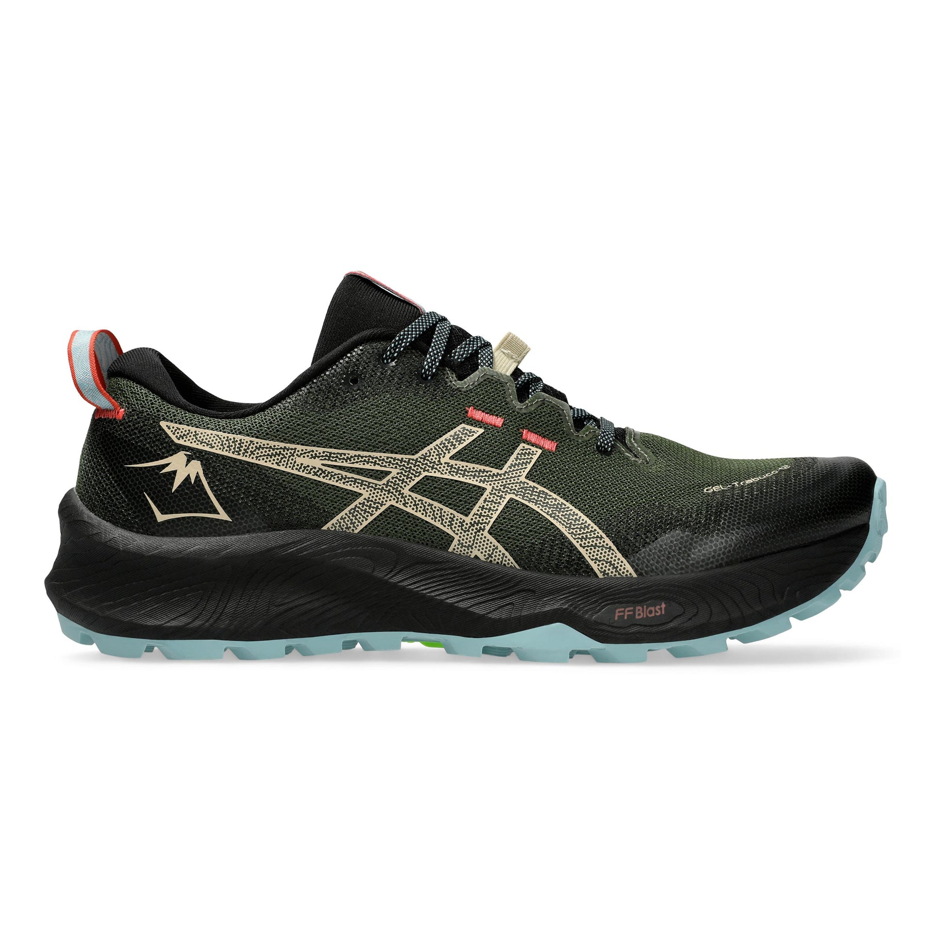 ASICS Gel-Trabuco 12 Trailschoen Heren - donkergroen, grijs