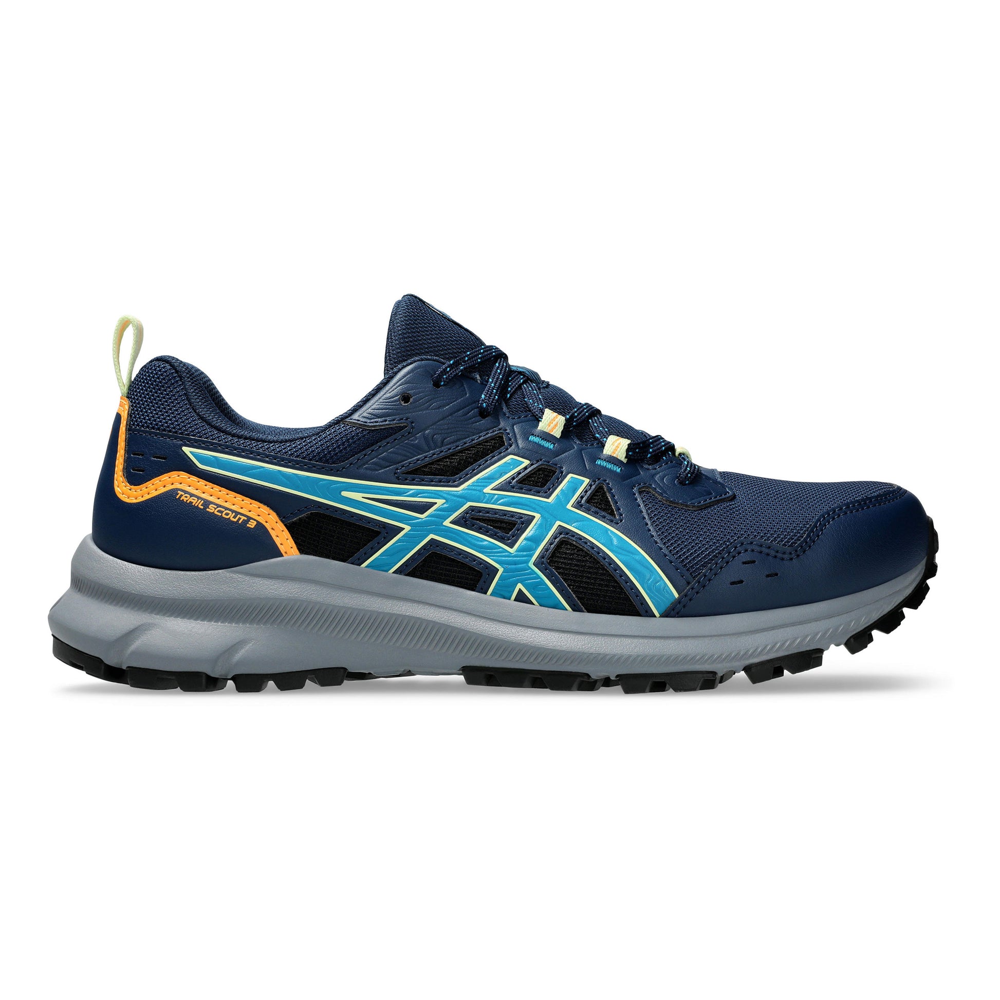 ASICS Trail Scout 3 Trailschoen Heren - donkerblauw, lichtblauw