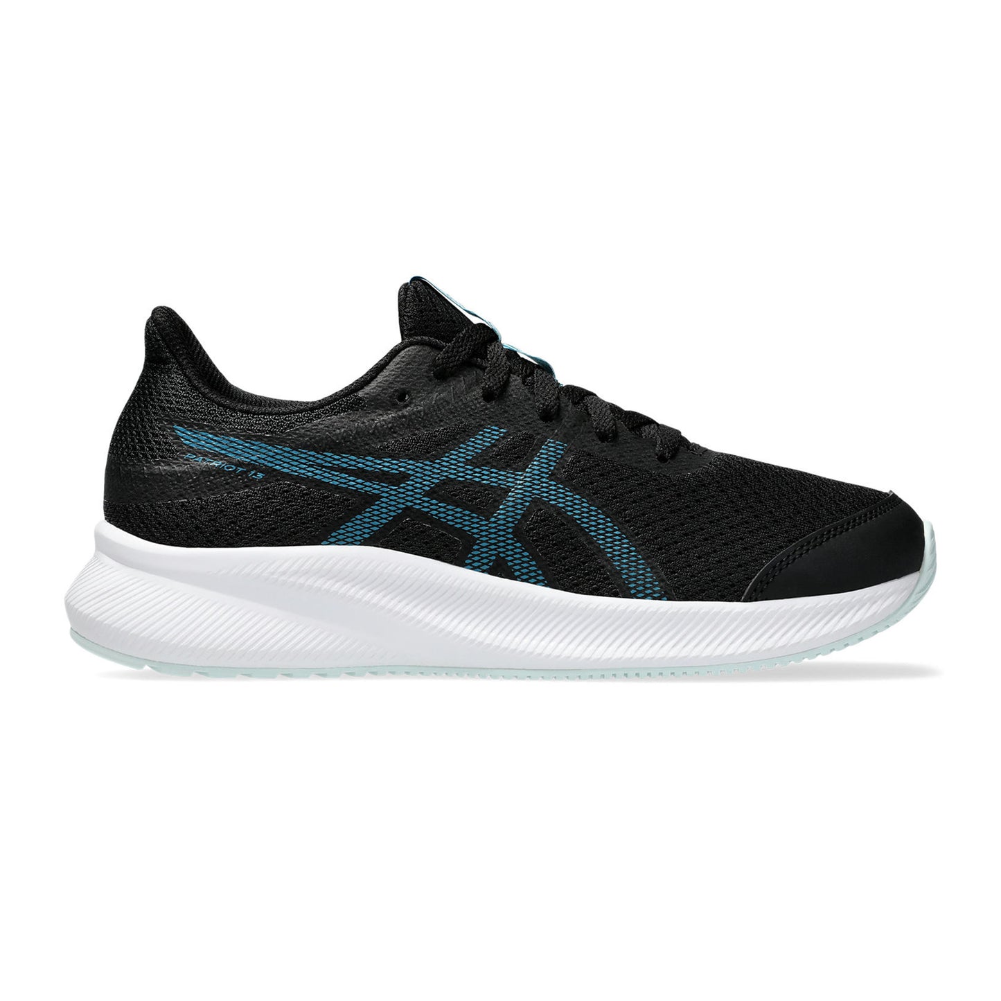 ASICS Patriot 13 GS Neutrale Schoen Kinderen-Zwart,Lichtblauw