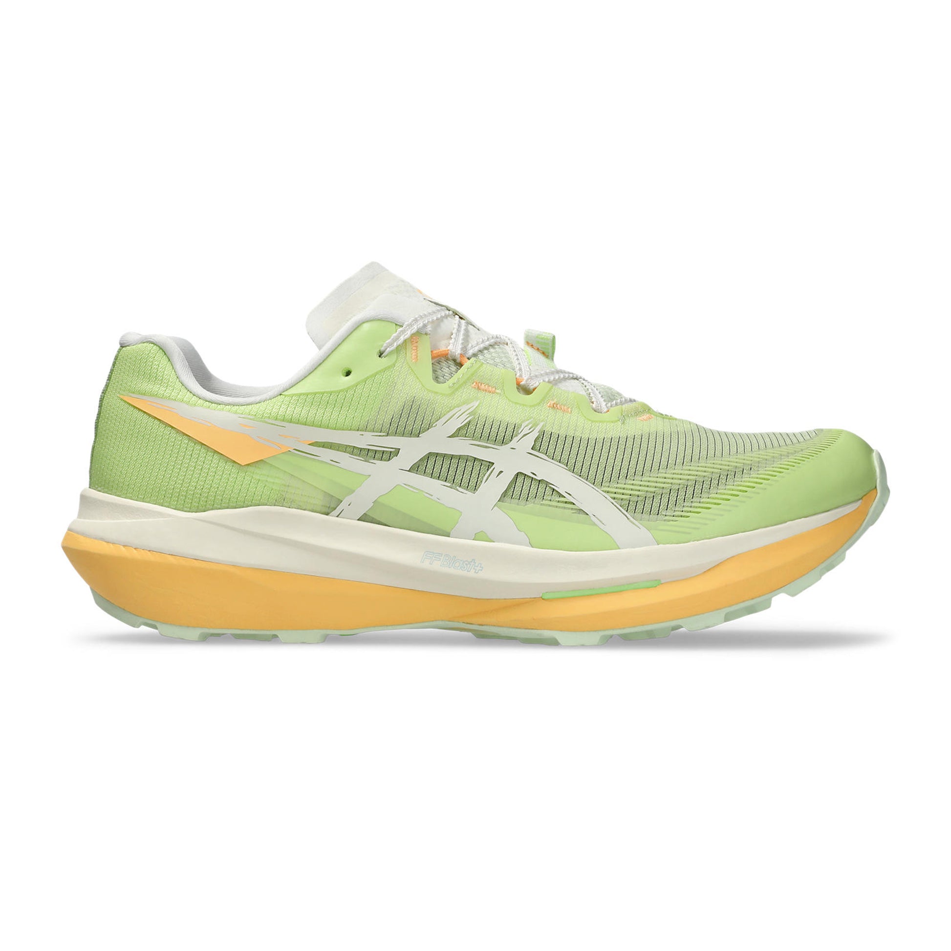 ASICS Fuji Speed 4 Trailschoen Unisex-limoen, crème