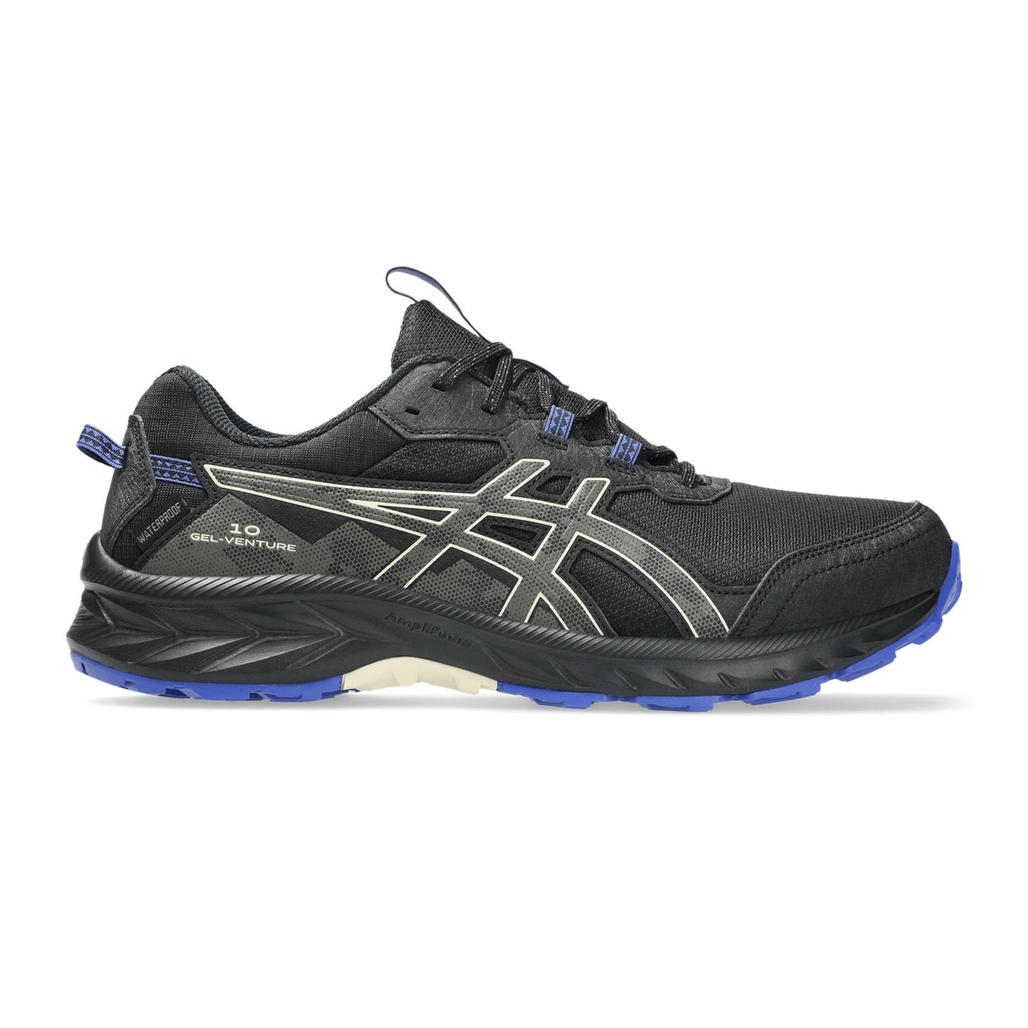 ASICS Gel-Venture 10 WP Trailschoen Heren-Zwart,Blauw