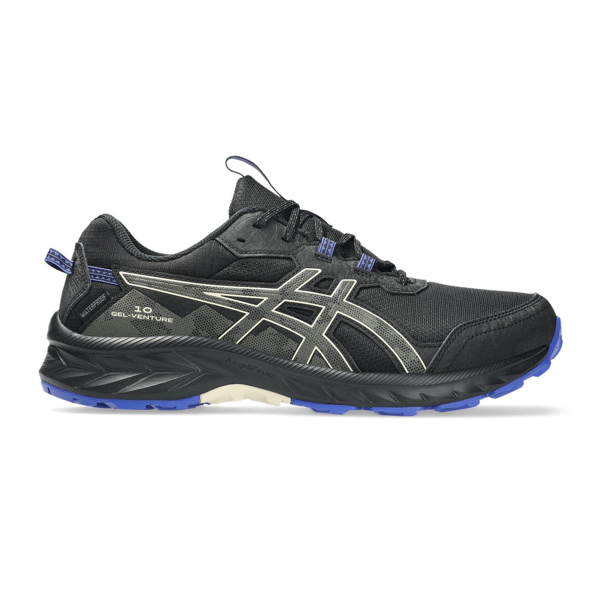 ASICS Gel-Venture 10 WP Trailschoen Heren-Zwart,Blauw