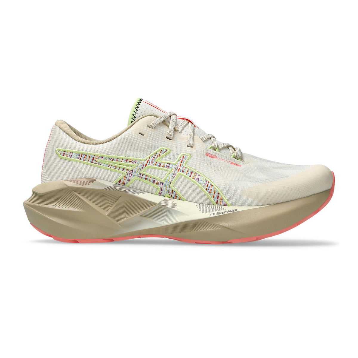 ASICS Novablast 5 TR Neutrale schoen Dames - beige, citroengeel