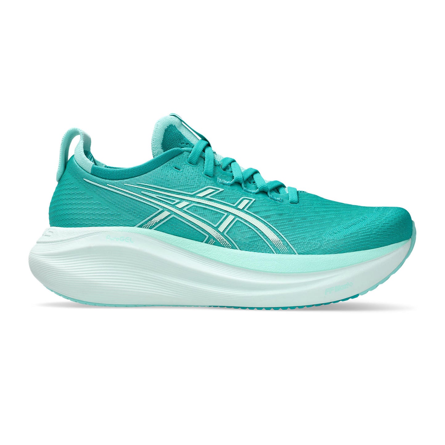 ASICS Gel-Nimbus 27 Neutrale Schoen Dames-Blauw,Mint