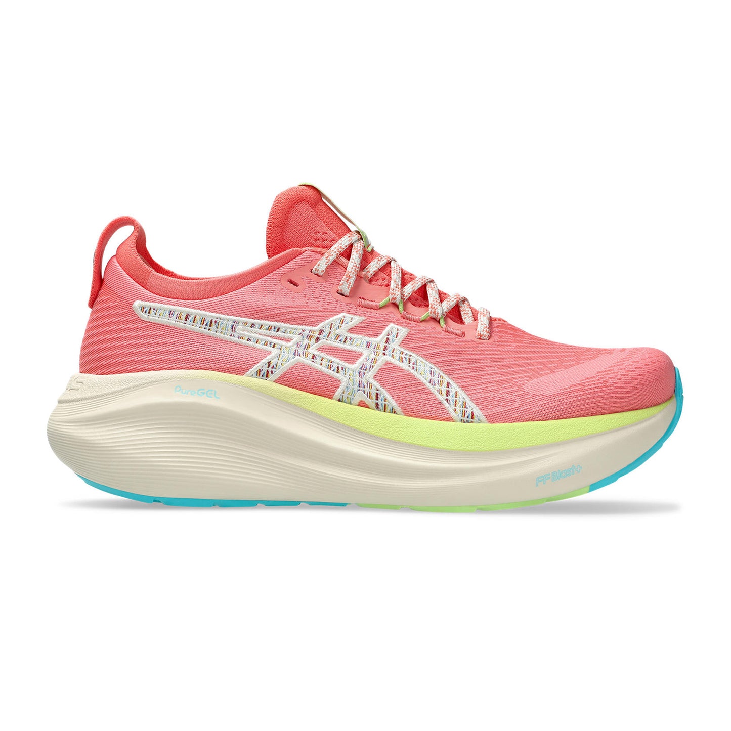 ASICS Gel-Nimbus 27 TR Neutrale Schoen Dames-Koraal,Beige