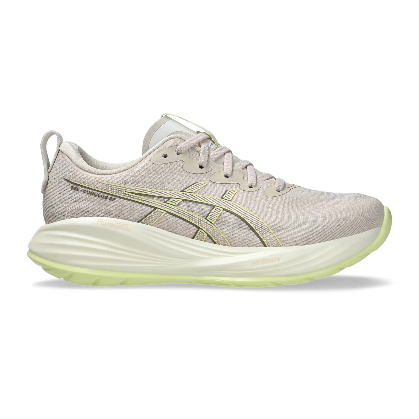 ASICS Gel-Cumulus 27 Neutrale Schoen Dames-Beige,Geel
