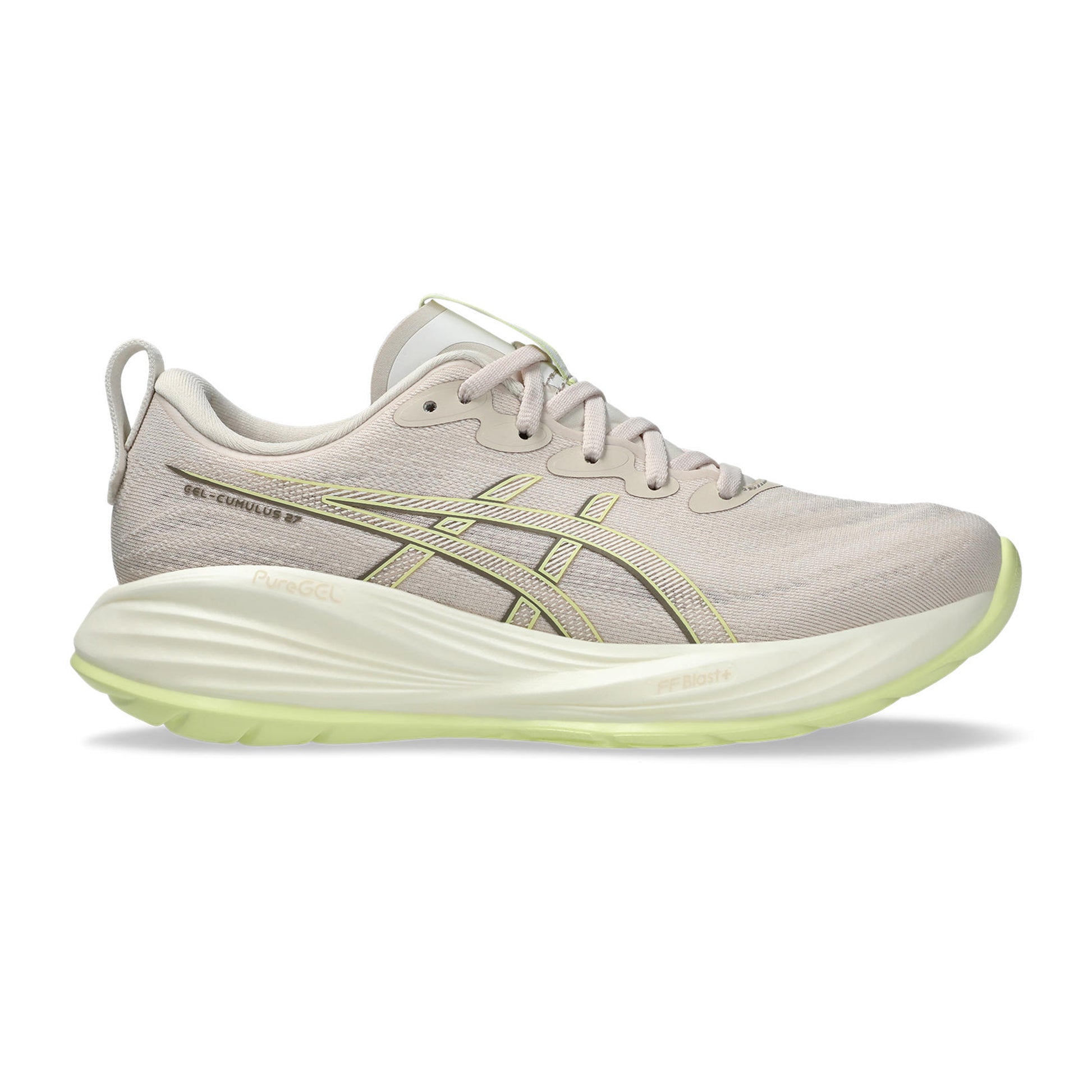 ASICS Gel-Cumulus 27 Neutrale Schoen Dames-Beige,Geel