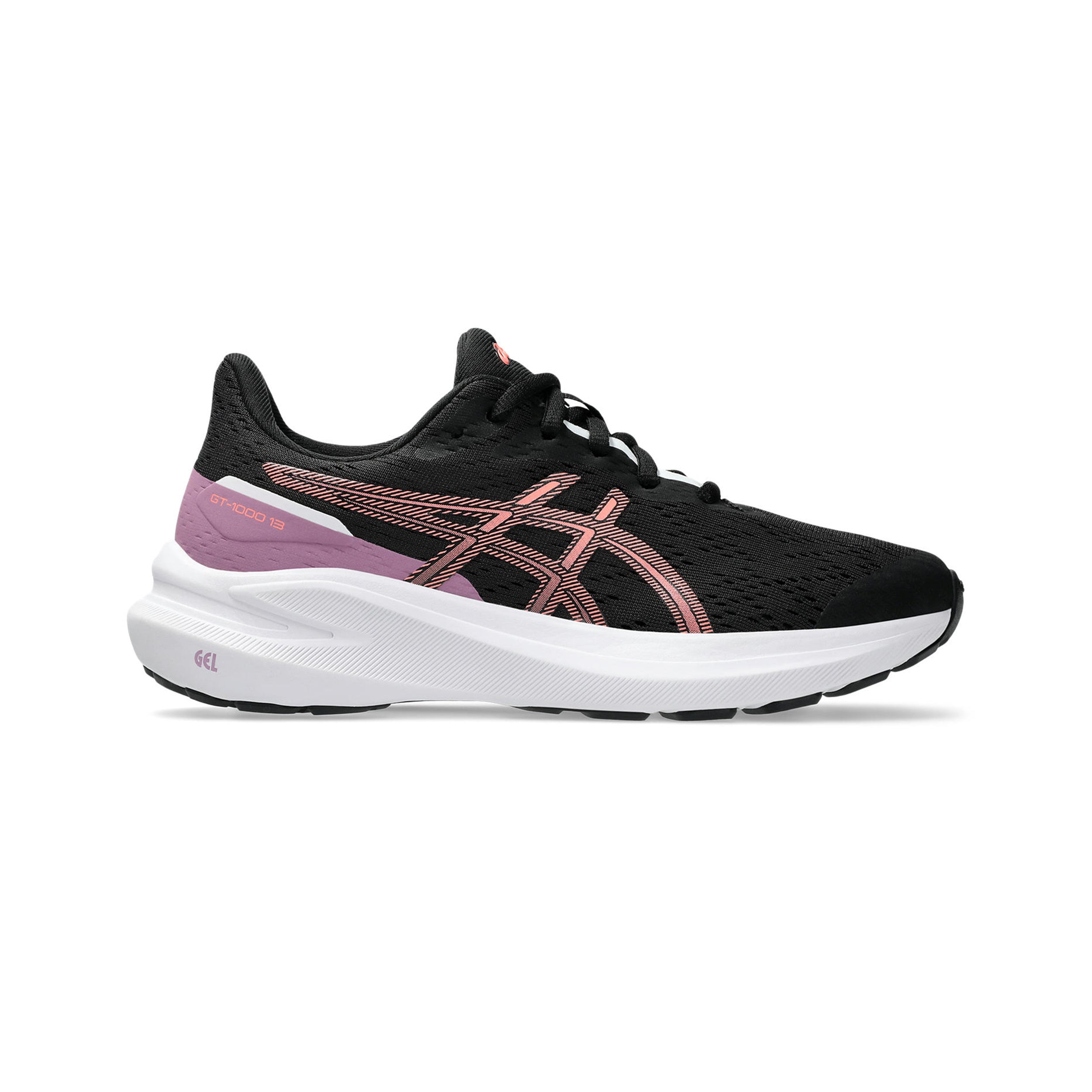 ASICS GT-1000 13 GS Stabiliteitsschoen Kinderen-Zwart,Geel