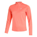 Core Half-Zip Hardloopshirt Dames - pink,