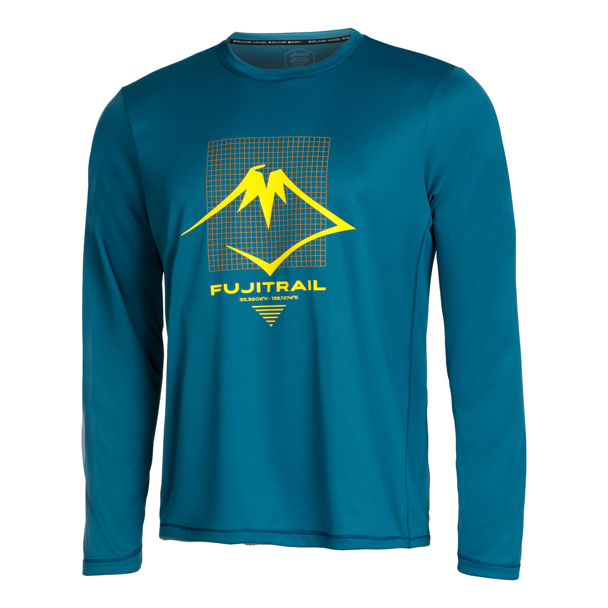ASICS Fujitrail Logo Topje hardlopen Heren - blauw,