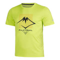 Fujitrail Logo Hardloopshirt Heren - neongeel, zwart