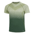 Seamless Hardloopshirt Heren - olijf, groen