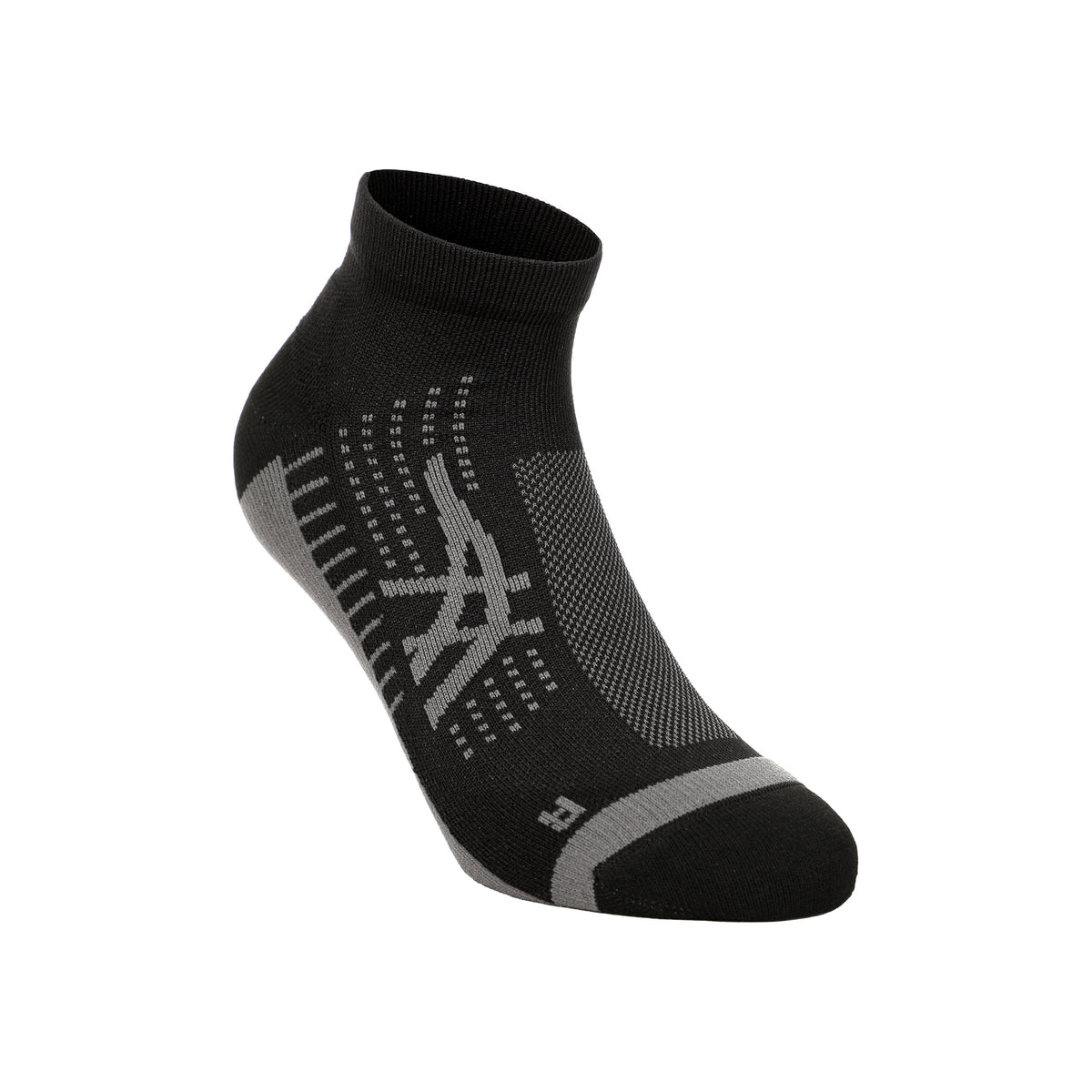 ASICS Icon Run Quarter Hardloopsokken Unisex - zwart,