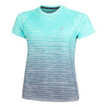 Seamless Hardloopshirt Dames - petrolblauw, donkerblauw