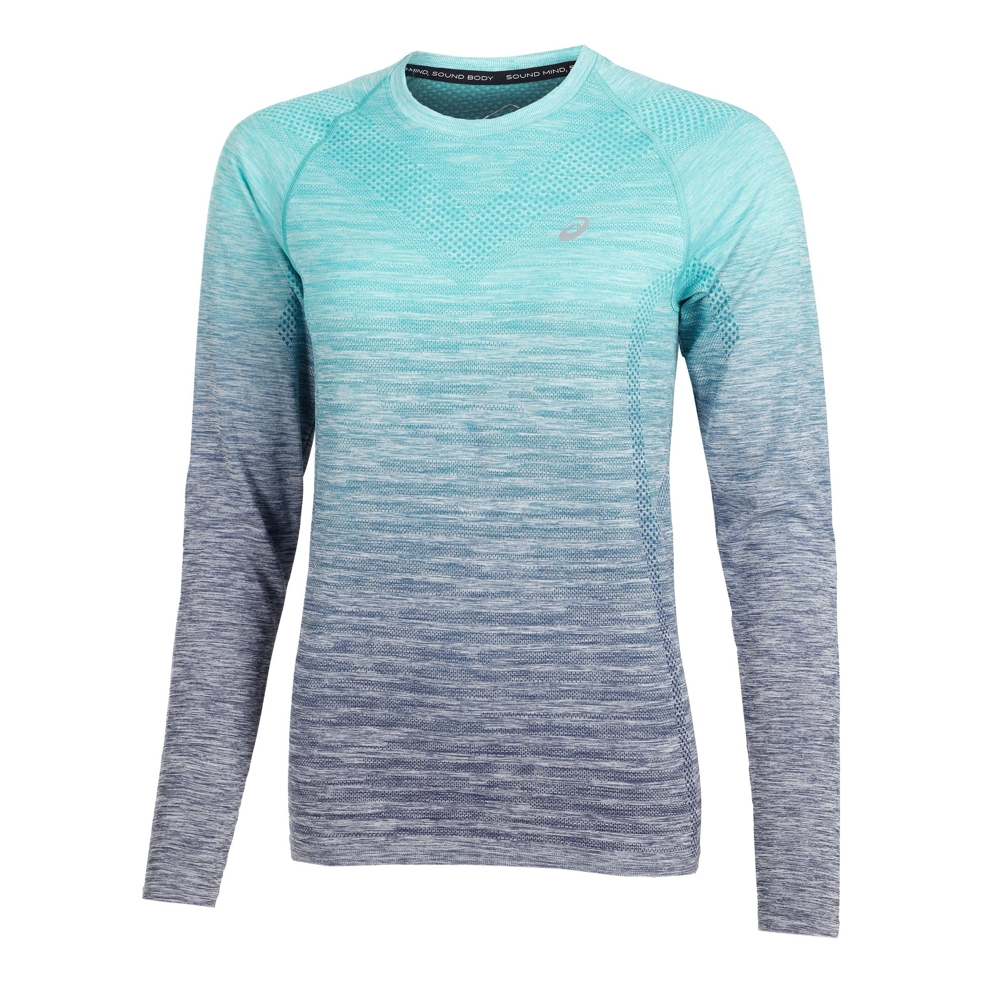 ASICS Seamless Longsleeve Dames - petrolblauw, donkerblauw