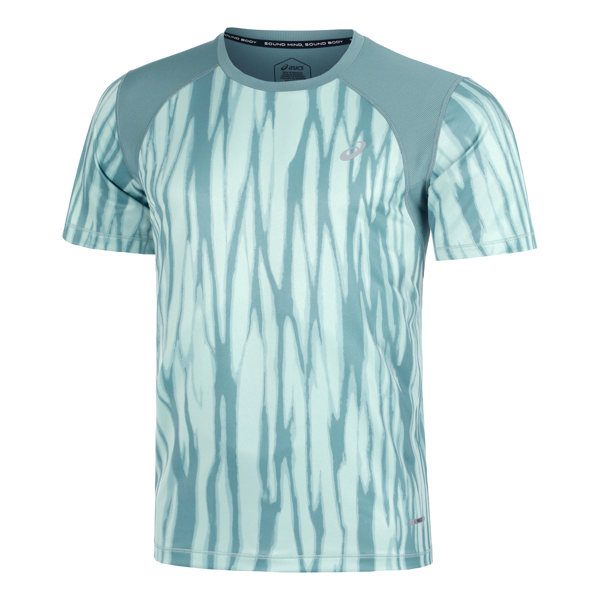 ASICS Road AOP Hardloopshirt Heren - salie,