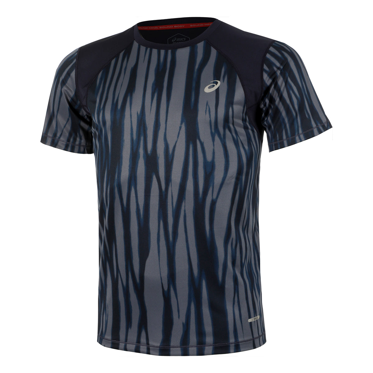 ASICS Road AOP Hardloopshirt Heren - donkerblauw,