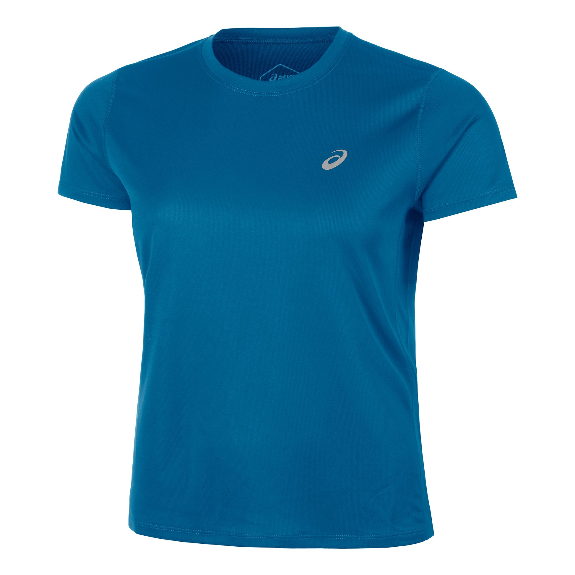 ASICS Core Hardloopshirt Dames - petrolblauw, grijs