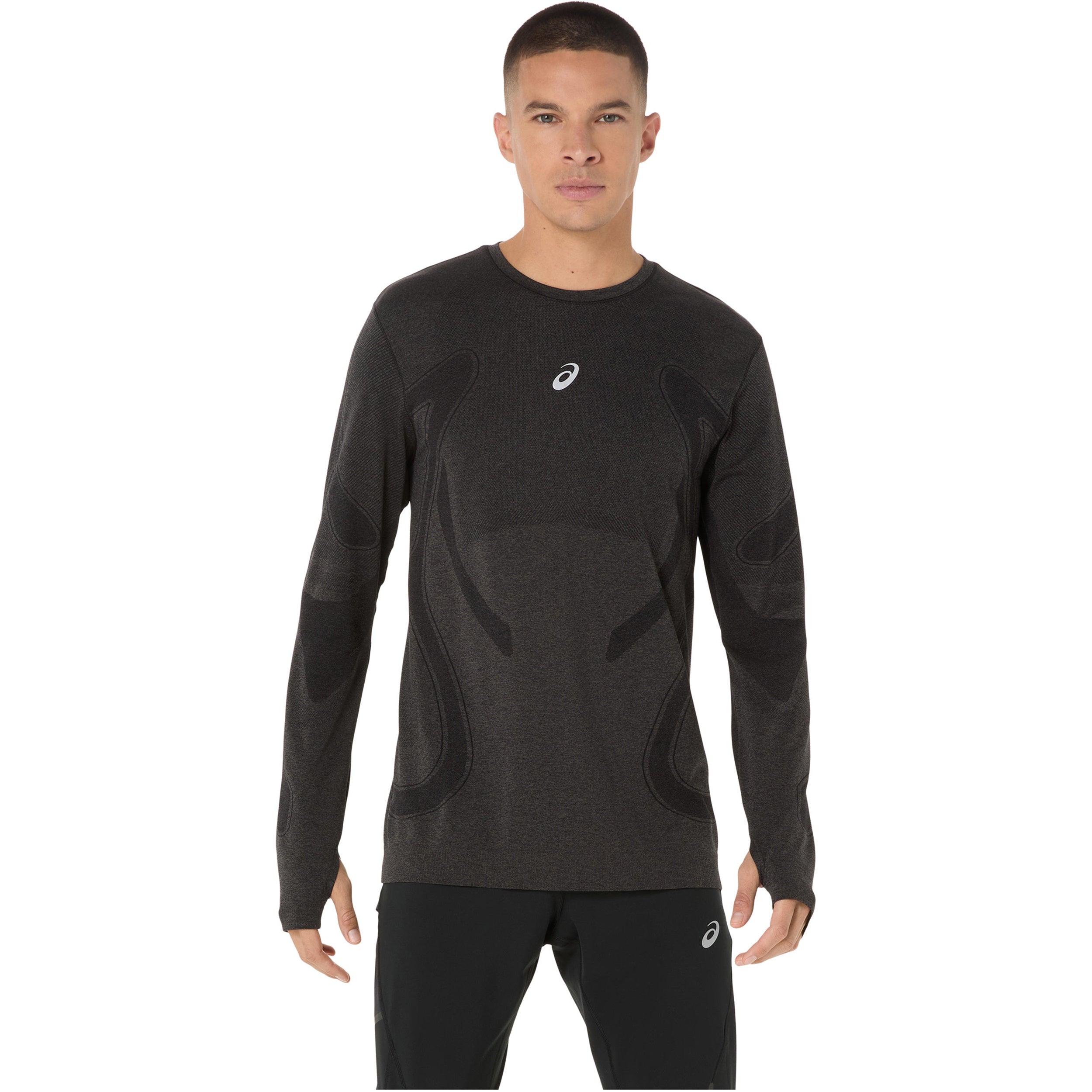 ASICS Road Seamless  Hardloopshirt Heren - zwart