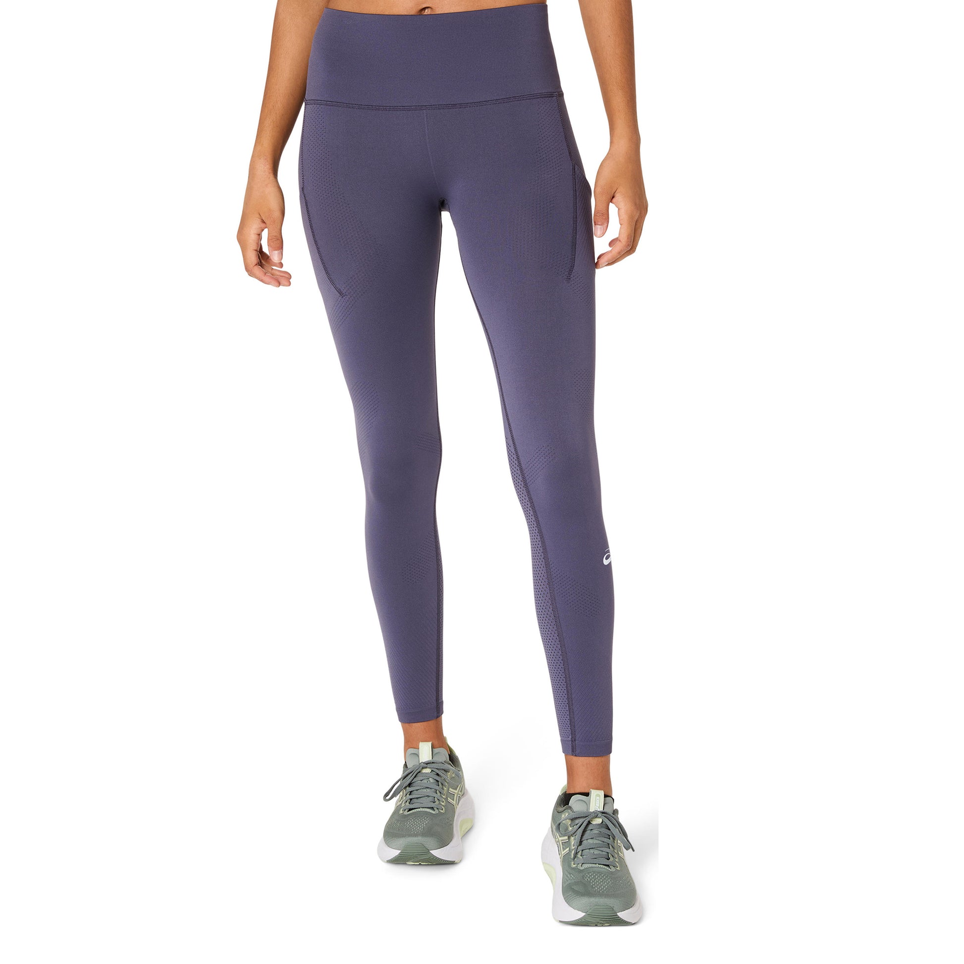 ASICS Road Seamless  Hardlooplegging Dames - blauwgrijs