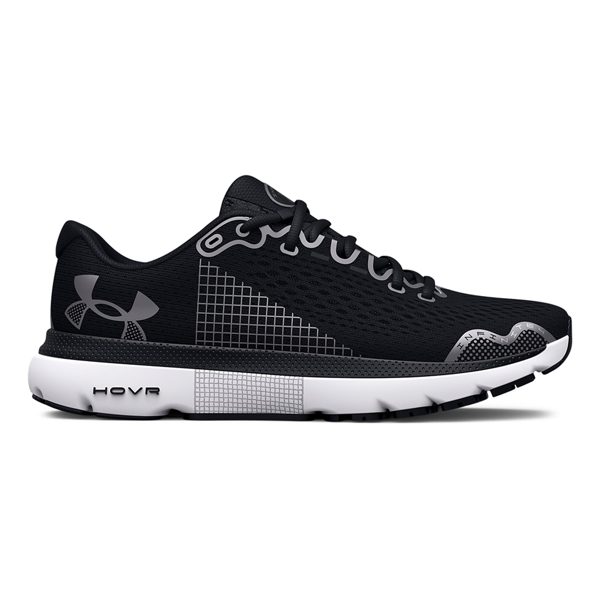Under Armour HOVR Infinite 4 Neutrale schoen Heren - zwart, wit