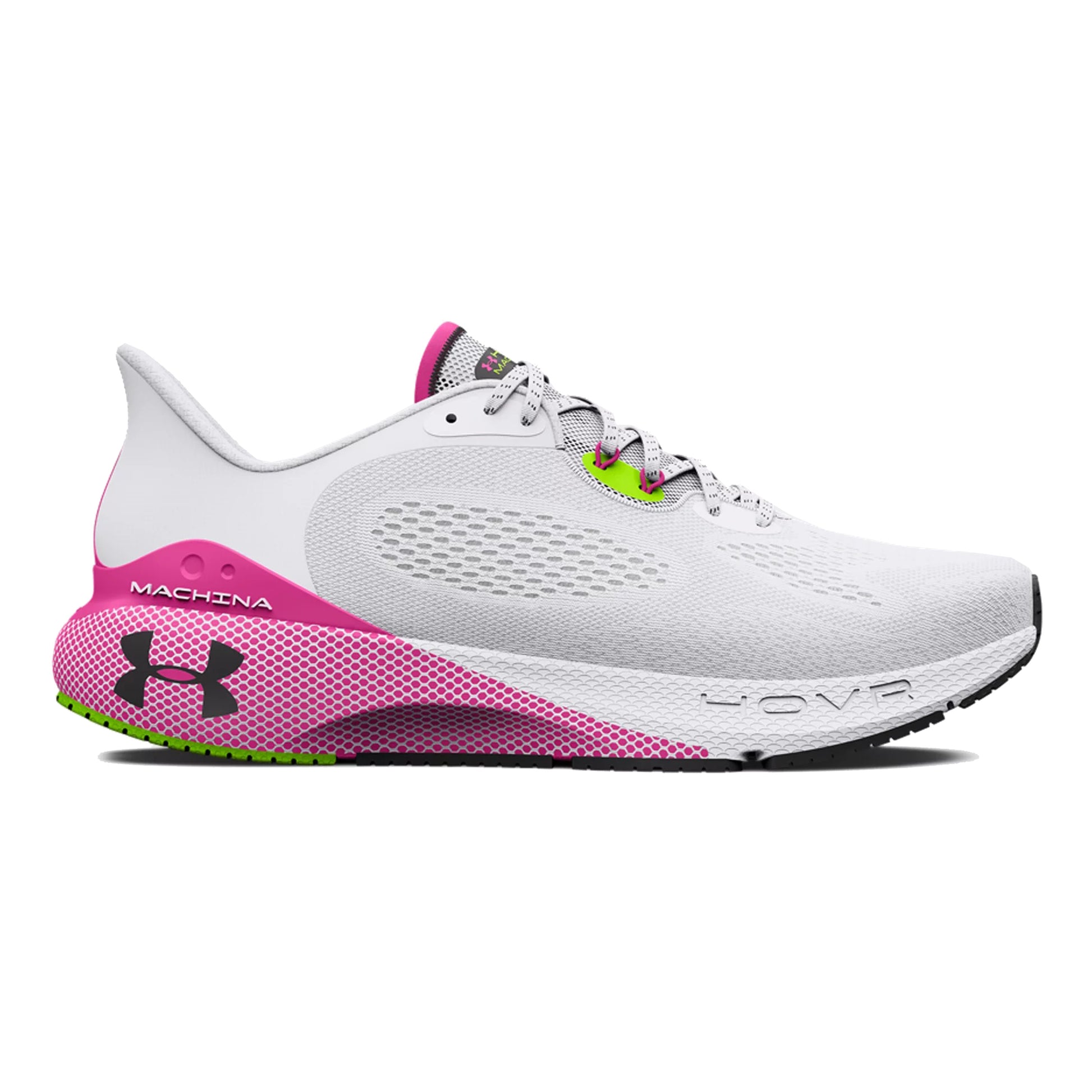 Under Armour HOVR Machina 3 Neutrale schoen Dames - wit, pink