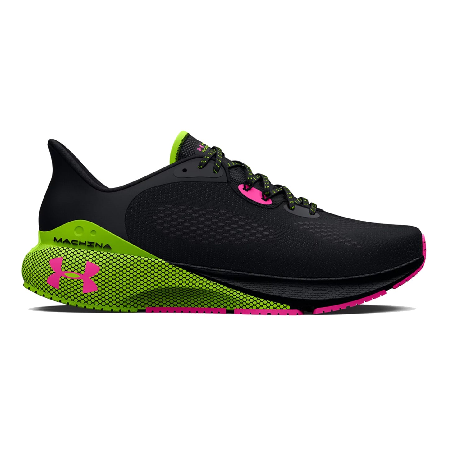 Under Armour HOVR Machina 3 Neutrale schoen Heren - zwart, groen