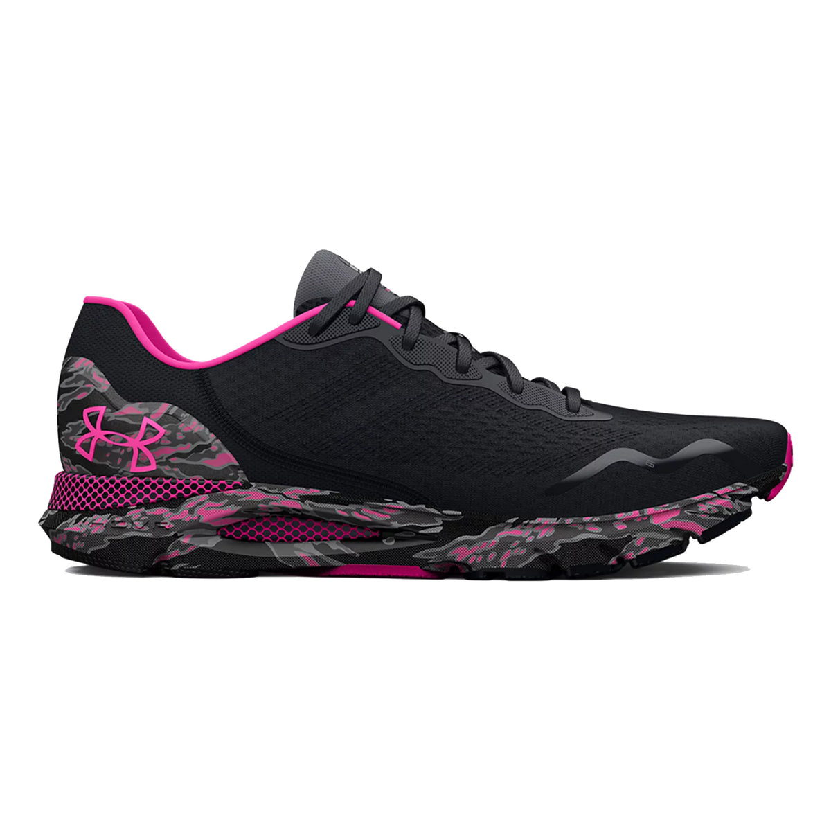 Under Armour HOVR Sonic 6 Camo Neutrale schoen Dames - zwart,