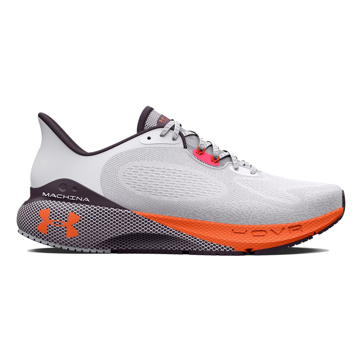 Under Armour HOVR Machina 3 Neutrale schoen Heren - wit, oranje