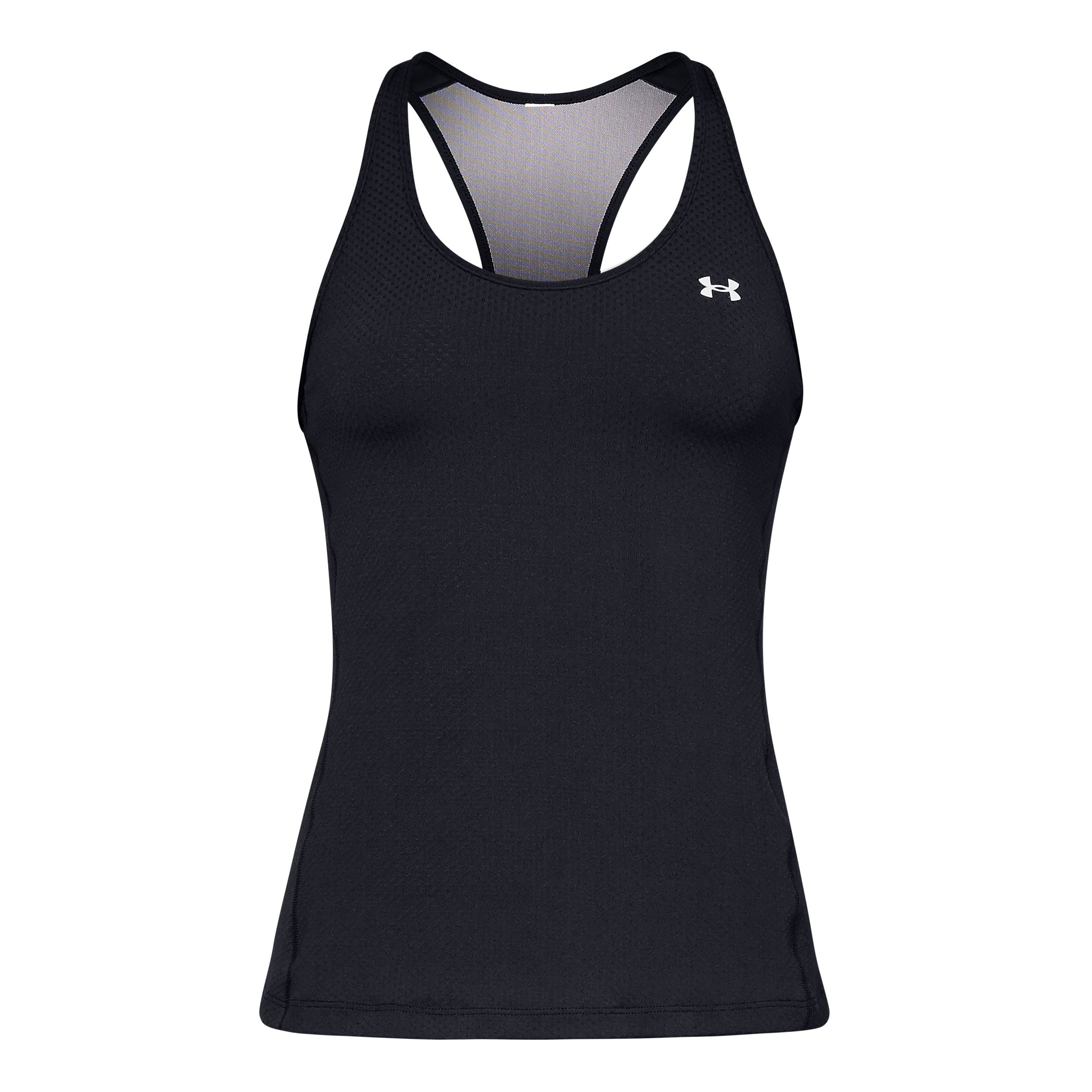 Under Armour Heatgear Racer Tanktop Dames - zwart, zilver
